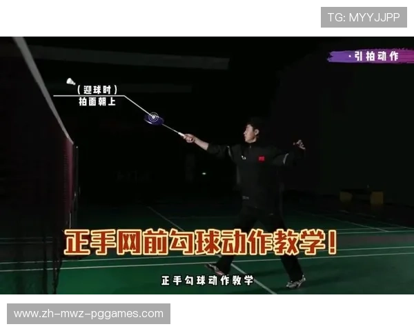 羽毛球接网前球